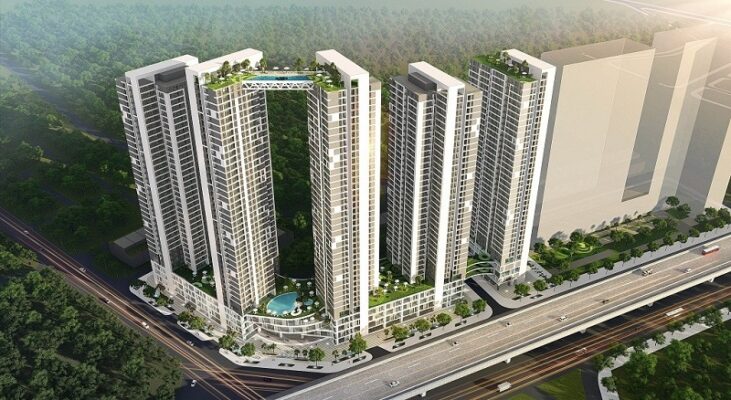 Phối cảnh khu đô thị mới Đai Kim Định Công