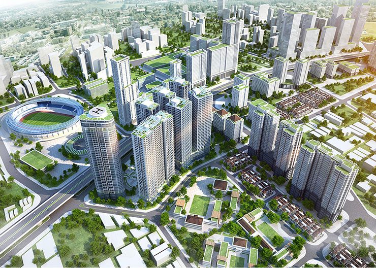 Quy hoạch khu đô thị mới đại kim định công